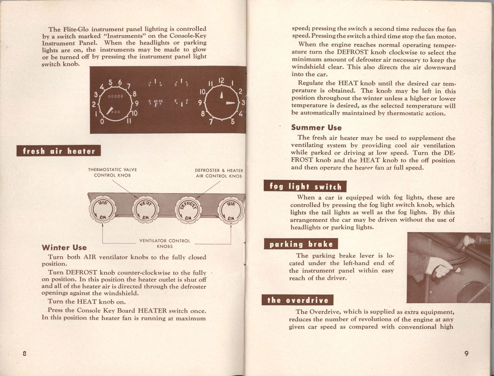 1948 Packard Owners Manual Page 4